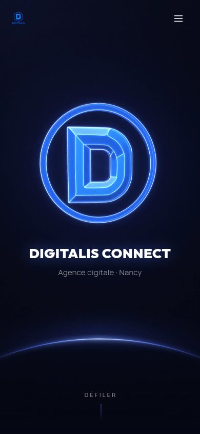 Version téléphone du site de Digitalisconnect